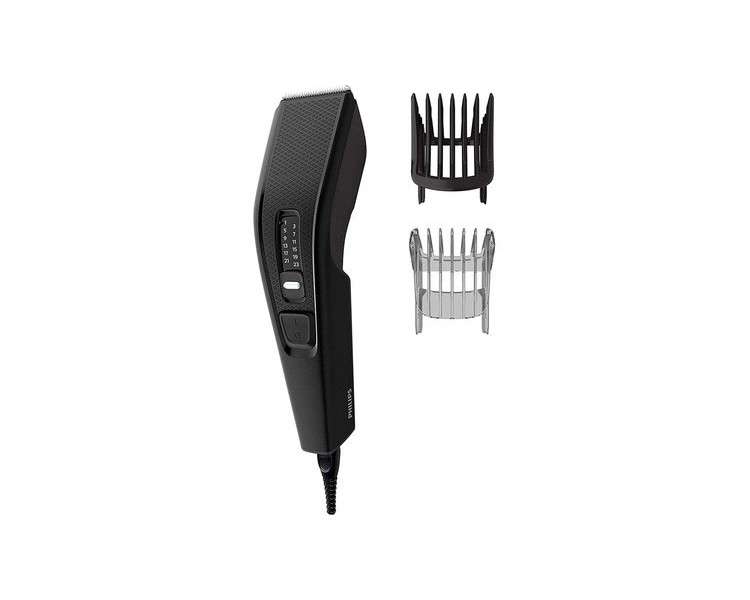 Philips Hair Clipper Series 3000 with Trim-n-Flow Technology Black Model HC3510/15 2 Combs