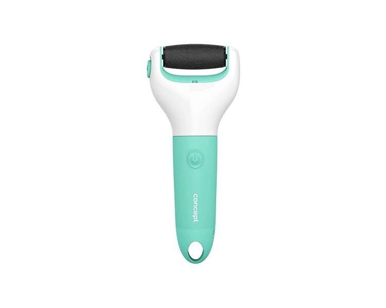 Concept PN1000 Electric Foot File Callus Remover 2 Speeds Pedicure Foot Care IPX6 Waterproof USB Rechargeable Green