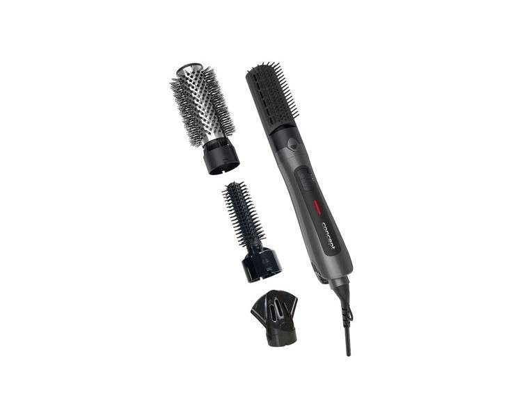 CONCEPT Household Titan Care KF1325 Curling Iron with 4 Attachments 600W Overheat Protection Click-In-System 2 Temperature Settings + COOL SHOT Function Matte Gray