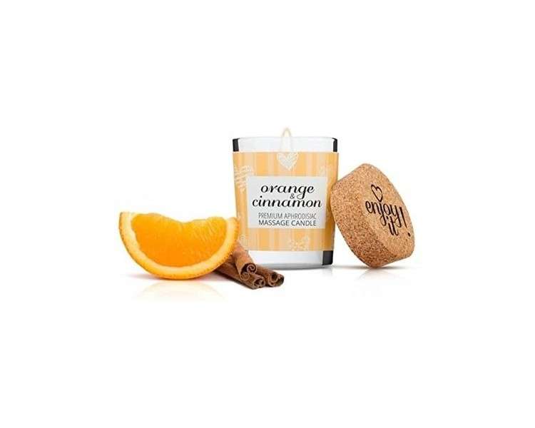 Magnetifico Enjoy It! Orange and Cinnamon Massage Candle 70ml