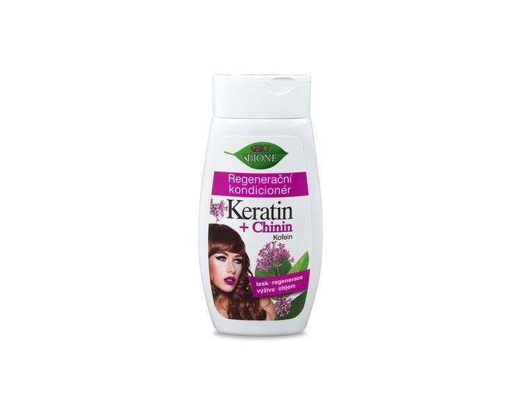 Bione 100% Organic/Vegan Regenerating Hair Conditioner with Keratin, Quinine, and Caffeine 260ml