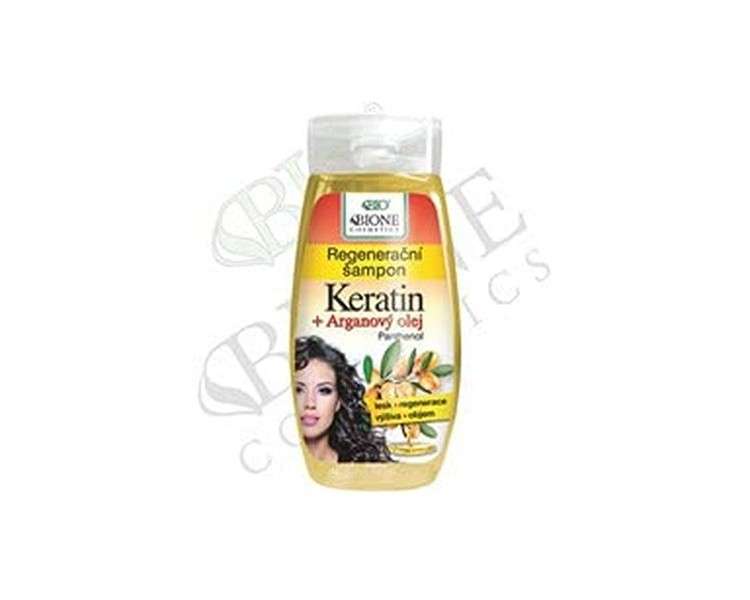 Regenerating Shampoo Keratin and Argan Oil with Panthenol 260ml