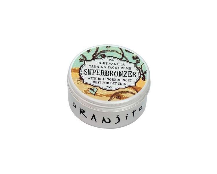 Oranjito Light Vanilla Superbronzer Face Cream Solarium Cosmetics 50g