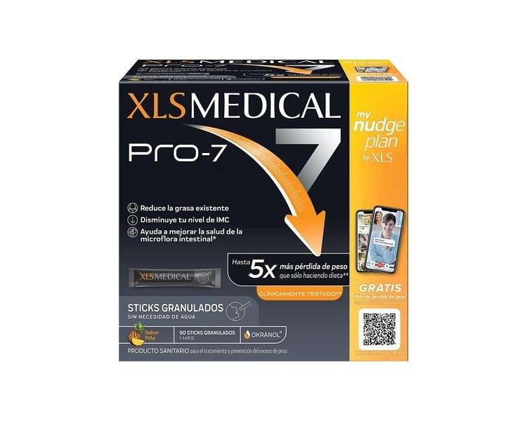 XLS Medical Pro-7 7 Benefits Pineapple Flavor 90 Sticks