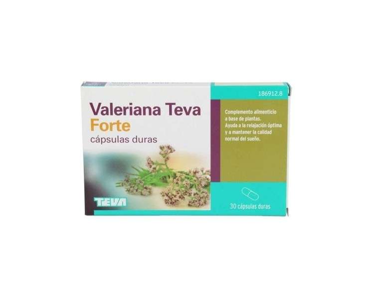 Valerina Teva Forte 30 Hard Capsules