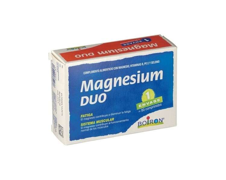 Boiron Magnesium Duo 80 Tablets