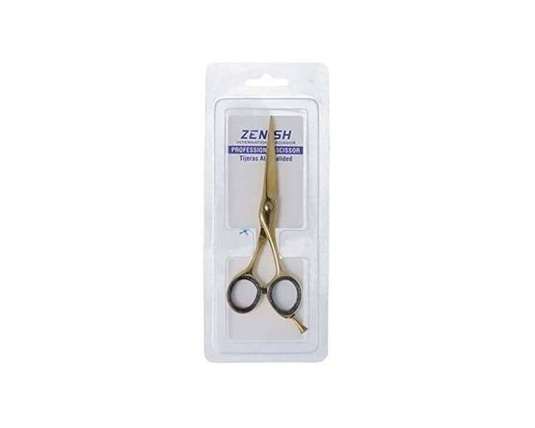 Zainesh Professional Metal Scissors, Gold/Black, 15.2 Cm 6 Inch, Unique