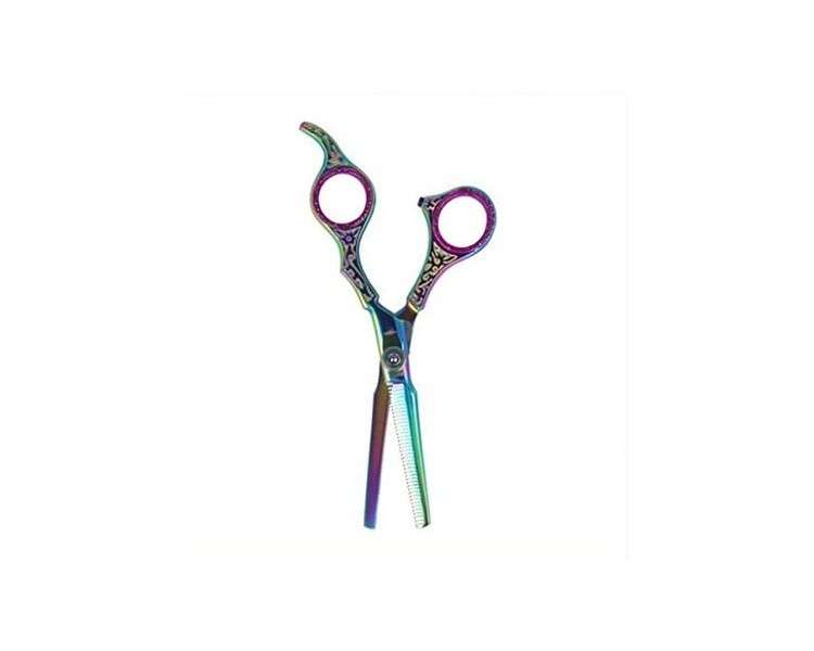 Zainesh Professional Black Metal Scissors with 38 Teeth 6 Inches - Unique Standard