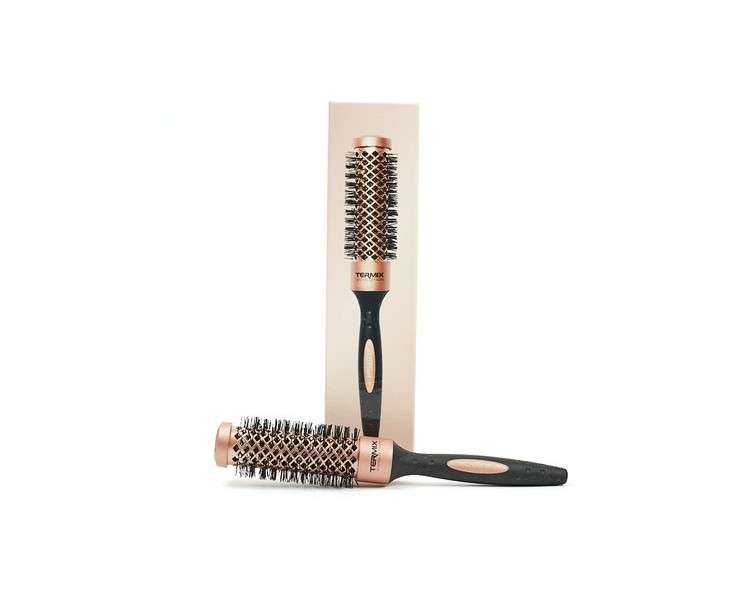 Professional Round Hairbrush Termix Evolution Gold Rose Ø28