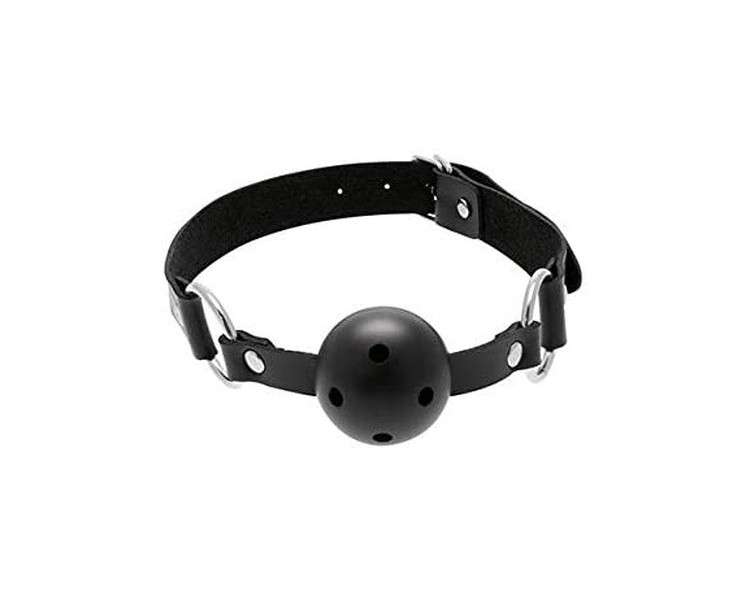 S Pleasures Breathable Ball Gag Black 130g