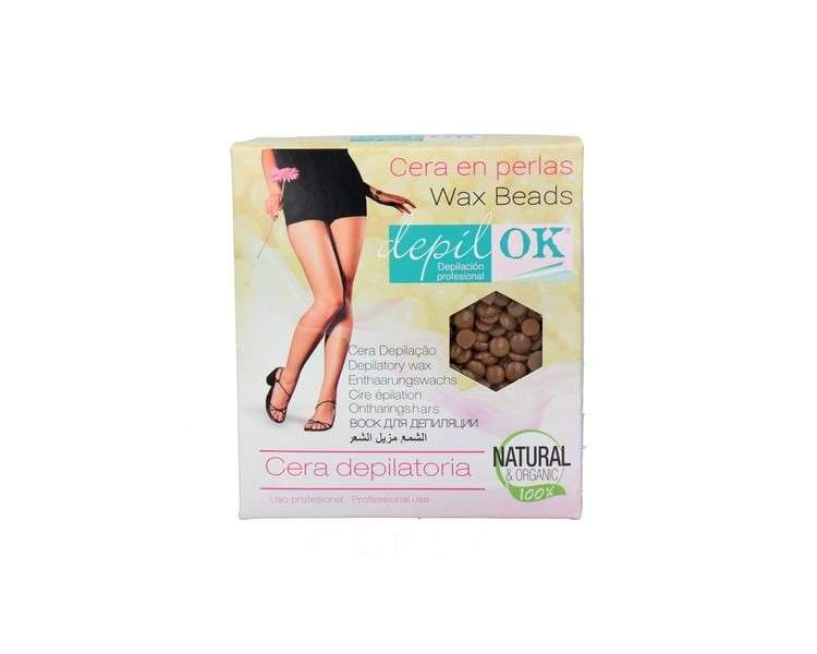 Depil Ok Chocolate Gold Pearl Wax 1000g