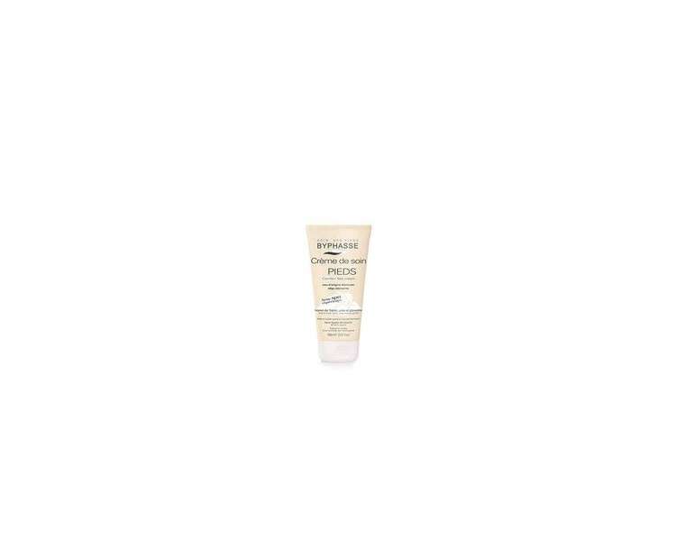 BYPHASSE Comfort Foot Cream with Tahitian Monoi, Urea, and Glycerin 150ml