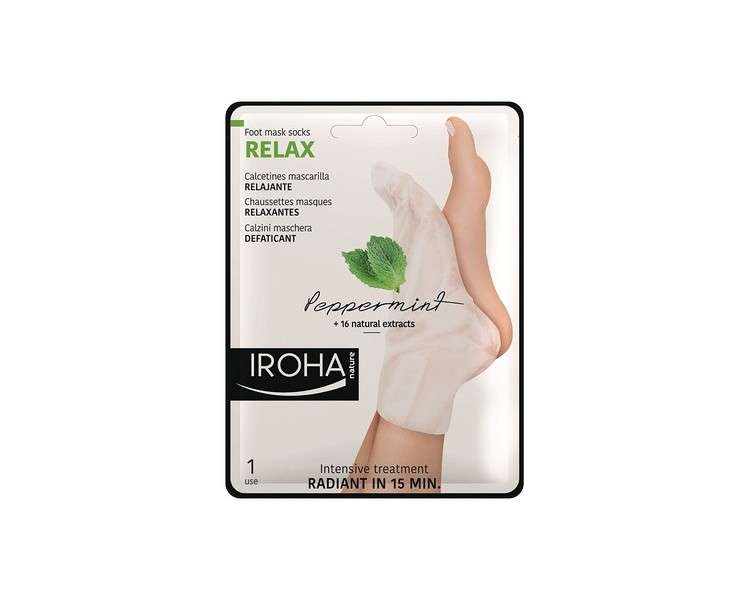 Iroha Peppermint Foot Mask Socks Relaxing