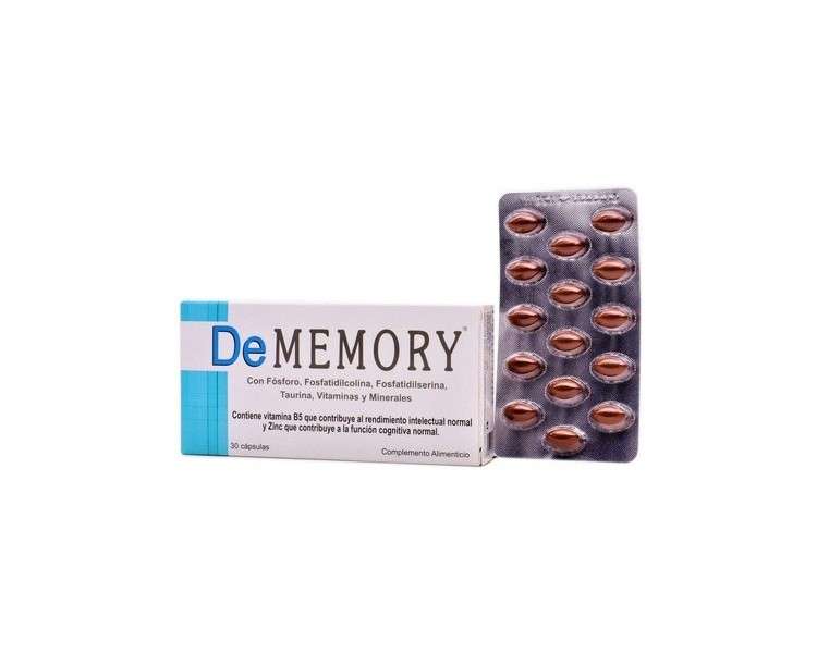 DeMemory 30 Capsules Pharma OTC