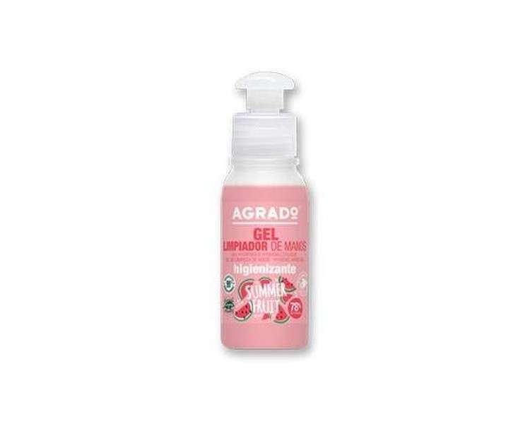 Hygroalcohol Gel Hand Cleaner Summer Fruit 78% Alcohol 80ml - Aggato Fruit Scent