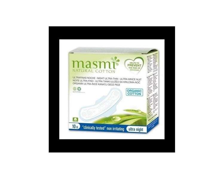 MASMI NATURAL COTTON Bio Ultra Night Pads