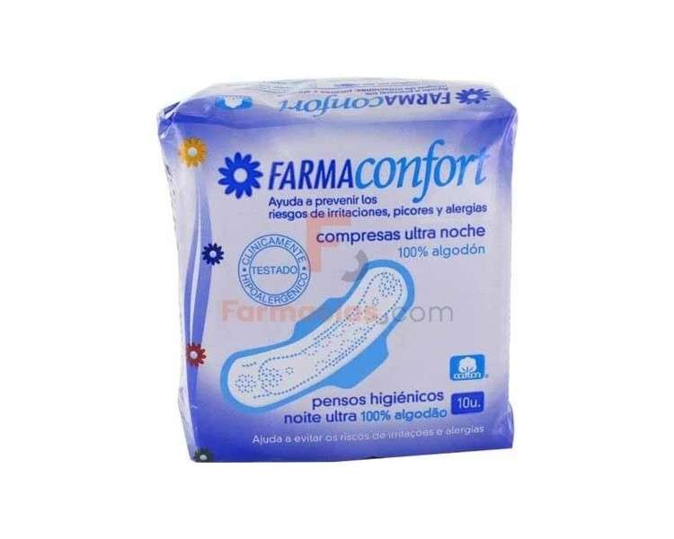 Compresa Farmaconfort Alg Noche Alas 10U