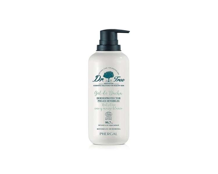 Dr. Tree Nourishing and Protective Shower Gel for Sensitive or Atopic Skin 500ml Coconut and White Musk