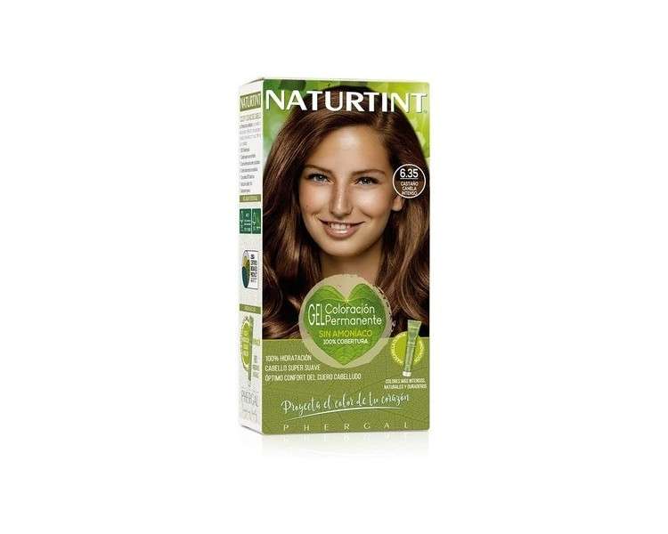 Naturtint Hair Colour No Ammonia High Percentage of Natural Ingredients 6.35 Deep Cinnamon Brown 170ml