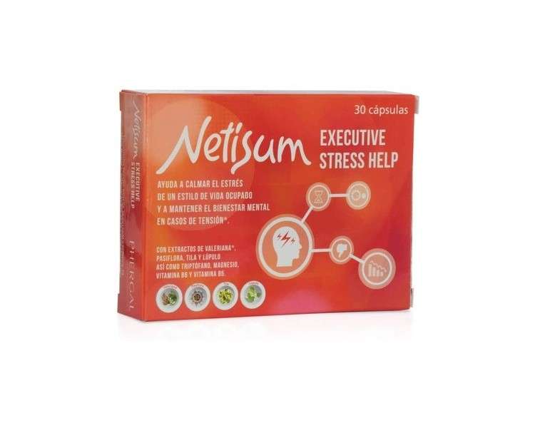 Phergal Netisum Executive Stress Help 30 Capsules