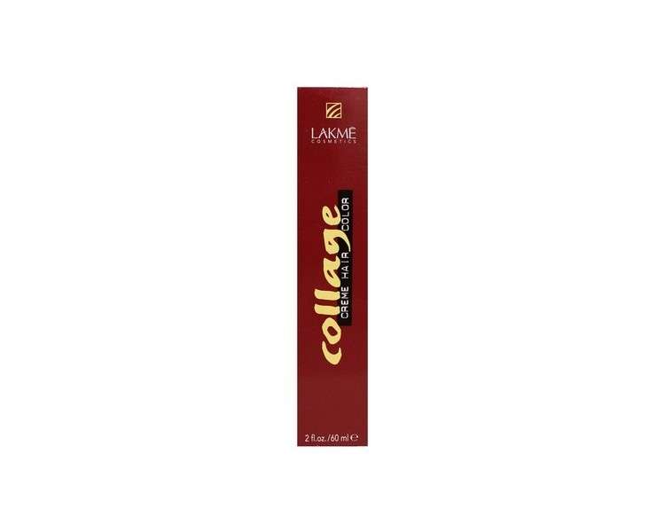 Lakme Collage Creme Hair Color 2/07 Blue Natural Dark Brown 2oz