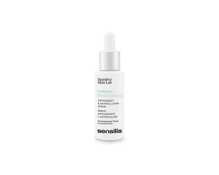 Sensilis Supreme Booster FeCE Antioxidant and Anti-Pollution Serum with Hyaluronic Acid and Vitamin C 30ml