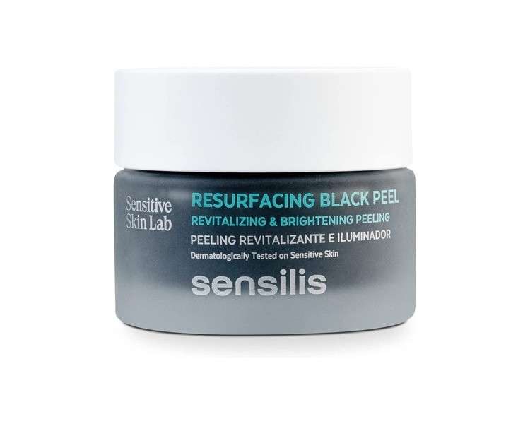 Sensilis Resurfacing Black Peel Vitalizing and Invigorating Peel for Dry, Mixed and Oily Skin 50ml