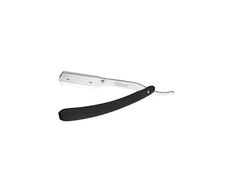 Barber Line Razor, Metal, Black