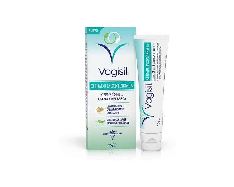 Vagisil Incontinence Care 2-in-1 Soothing and Refreshing Day Cream Incontinence Cream