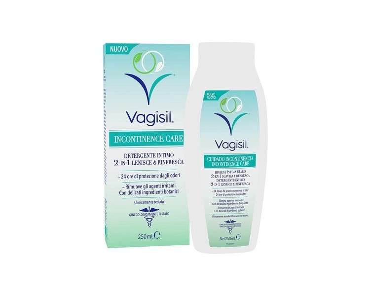 VAGISIL Incontinence Care Intimate Hygiene 2-in-1 Soft and Refreshing Incontinence Hygiene