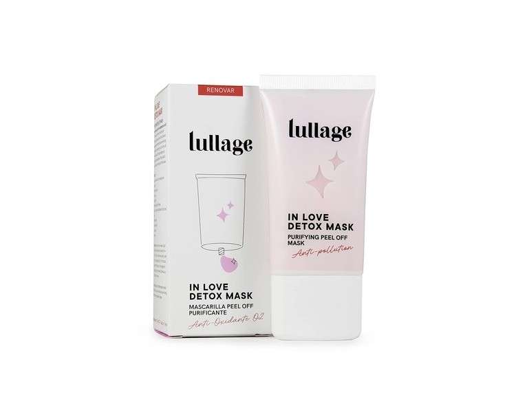 Lullage In Love Detox Mask 40ml Peel Off Anti-Imperfections Moisturizing Skin Strengthening Face Beauty Mask