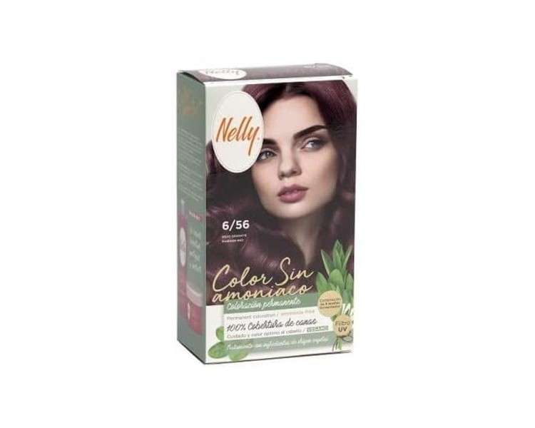 NELLY Ammonia-Free Hair Color 6/56 Garnet Red