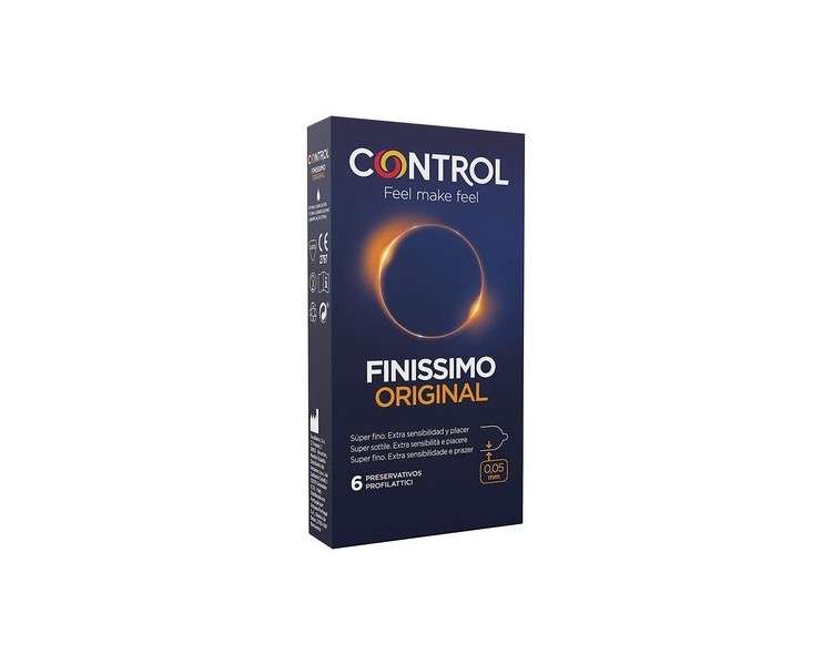 Control Sensitivity Finissimo Original 0.05mm Condom 6 Condoms