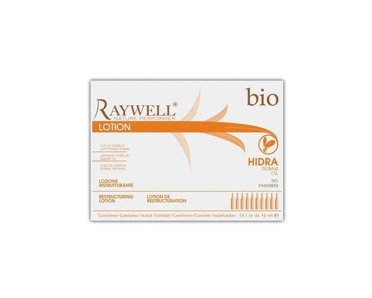 Raywell Hair Building Ampoules with Tsubaki Oil 10ml - Made in Italy