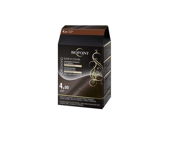 BIOPOINT Orovivo Permanent Hair Color in Honey Blonde Shade 4 Brown