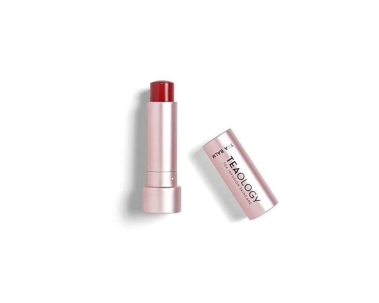 Teaology Berry Lip Balm 23g - Tinted Lip Care with Antioxidant Tea Extract - Natural Cosmetics