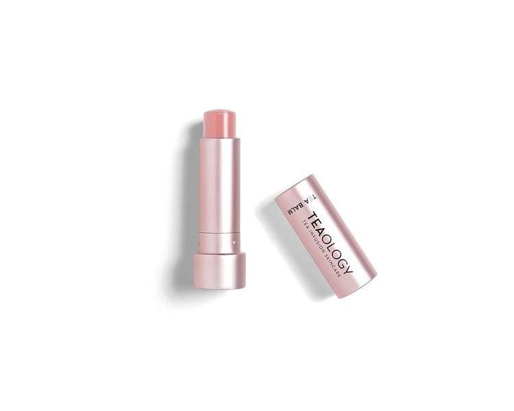 Teaology Rose Tea Lip Balm 23g - Rose Shade - Tinted Lip Care with Antioxidant Tea Extract - Lip Balm - Natural Cosmetics