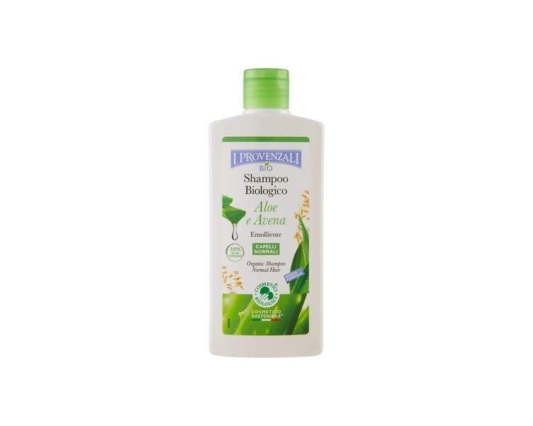 I Provenzali Bio Natural Shampoo with Aloe and Avena for Normal Hair 100% Vegan