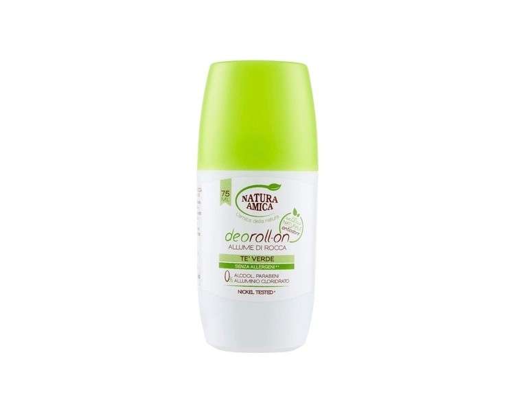 NATURA AMICA Deodorant Roll-On with Green Tea Extract 75ml