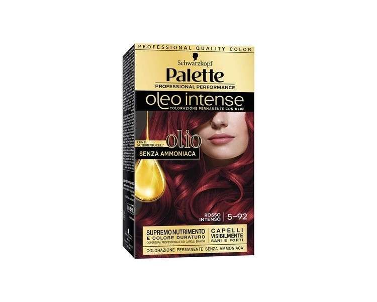 TESTANERA Palette Oleo Intense Permanent Hair Colour with Oils No. 5-92 Bright Red