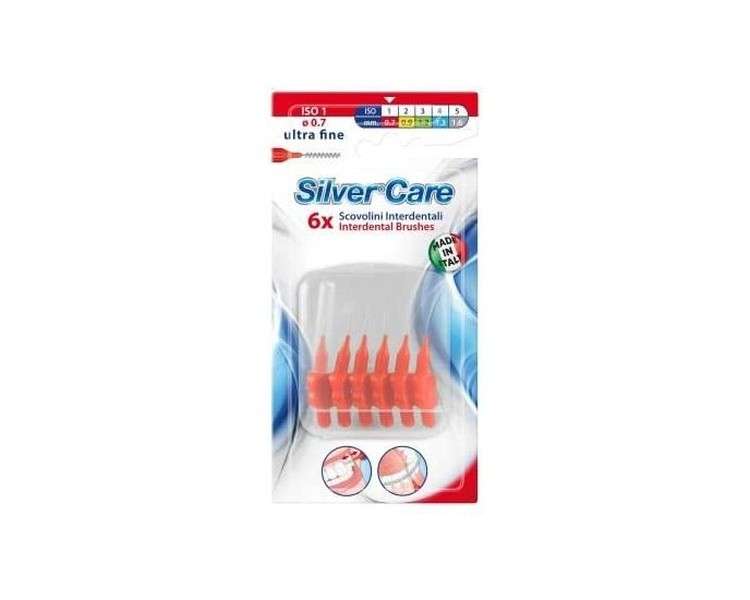 Silver Care Set of 6 Ultra Fine Toothbrushes