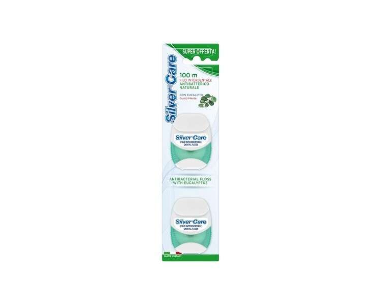 Silver Care Dental Floss with Fluoride and Silver Nitrate - 100m