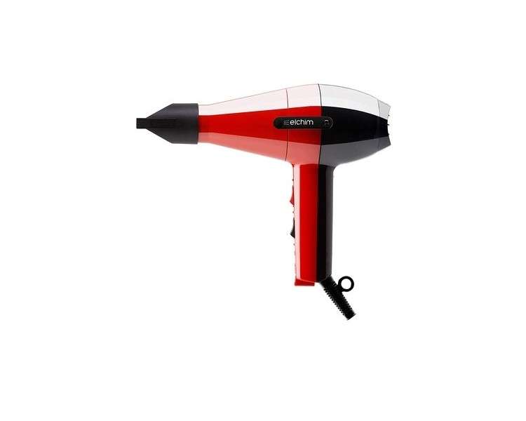 Elchim Professional Hair Dryer 2001 HP Red/Black