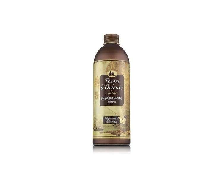 Tesori d'Oriente Vanilla and Ginger Bath Cream 500ml