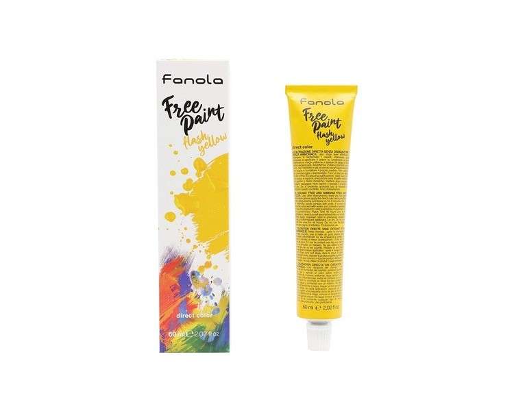 Fanola Free Paint Flash Yellow Har Colour 60ml