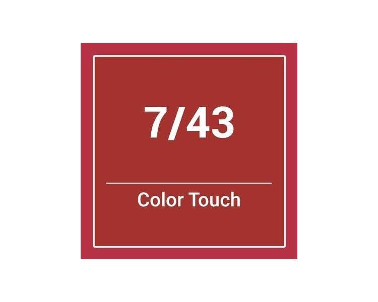 Wella Professionals Color Touch demi-permanent hair color 7/43 Vibrant Reds , 60ml