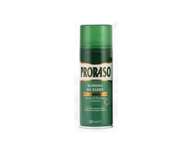 Proraso Eucalyptus and Menthol Shaving Foam 400ml