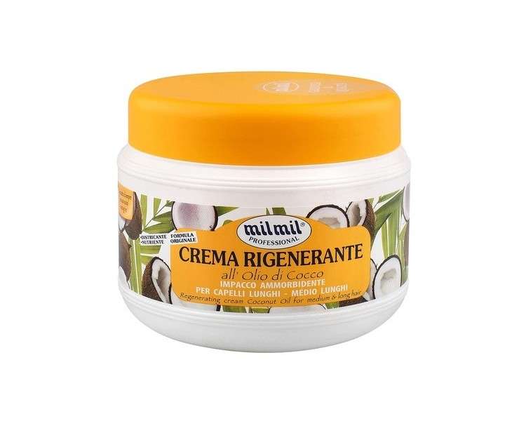 milmil Hair Mask with Coconut Oil (Crema Rigenerante) 500ml