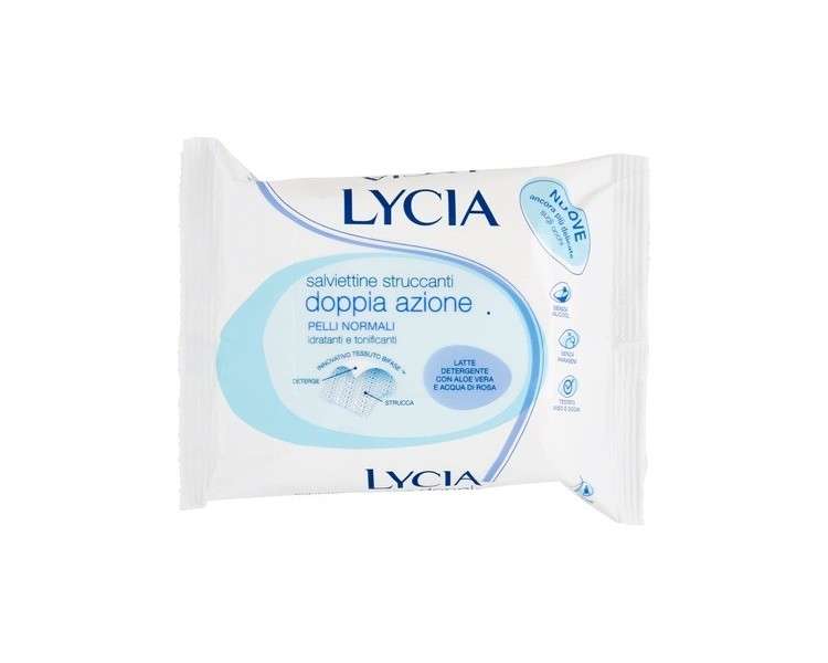 Lycia Cleansing Wipes for Normal Skin 20 Pieces