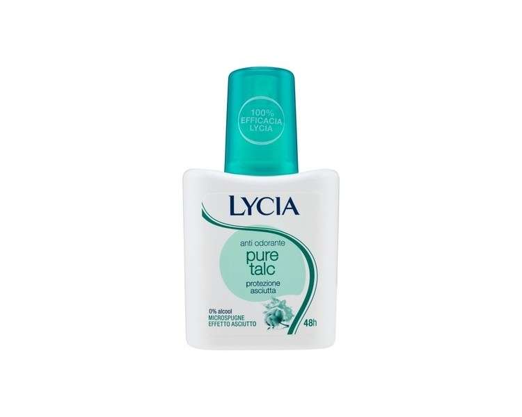 Lycia Anti-Odorant Pure Talc Dry Deodorant 75ml
